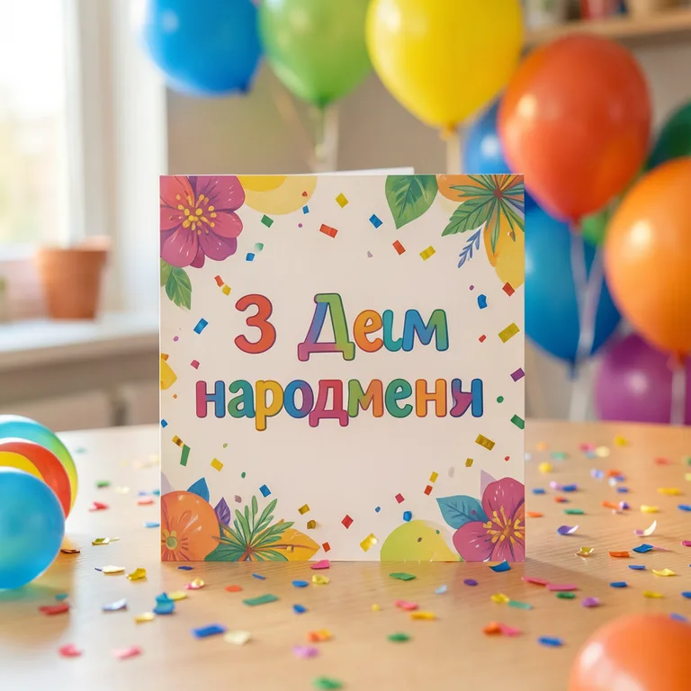 З днем народження - ілюстративне фото