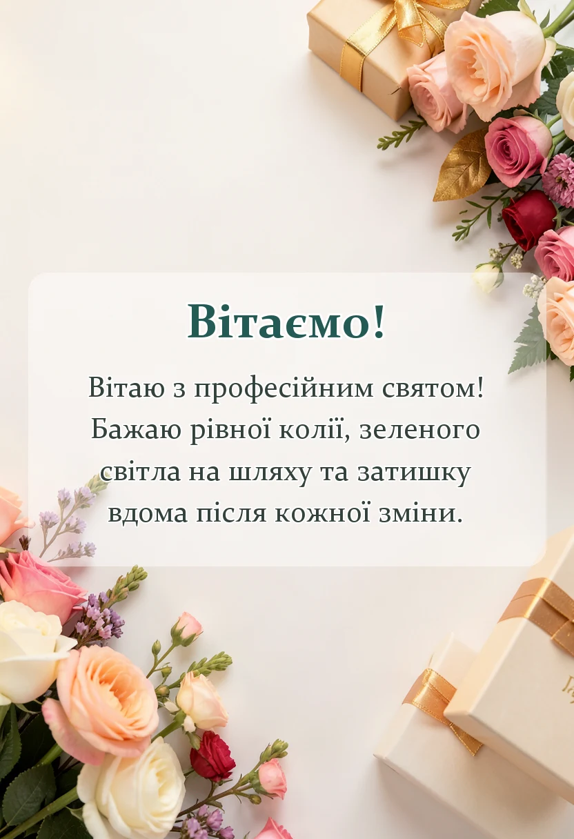 вітальна листівка - привітання з днем залізничника
