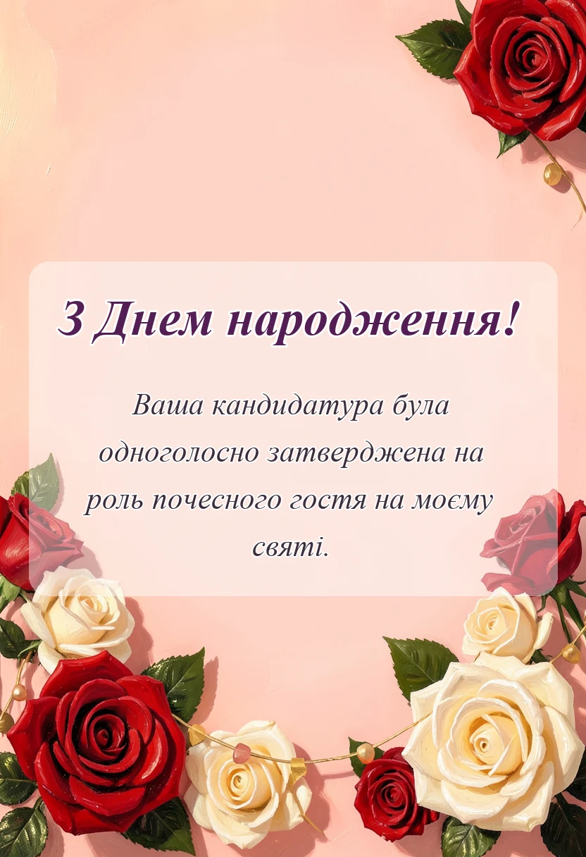 красива листівка: смішне запрошення на день народження текст