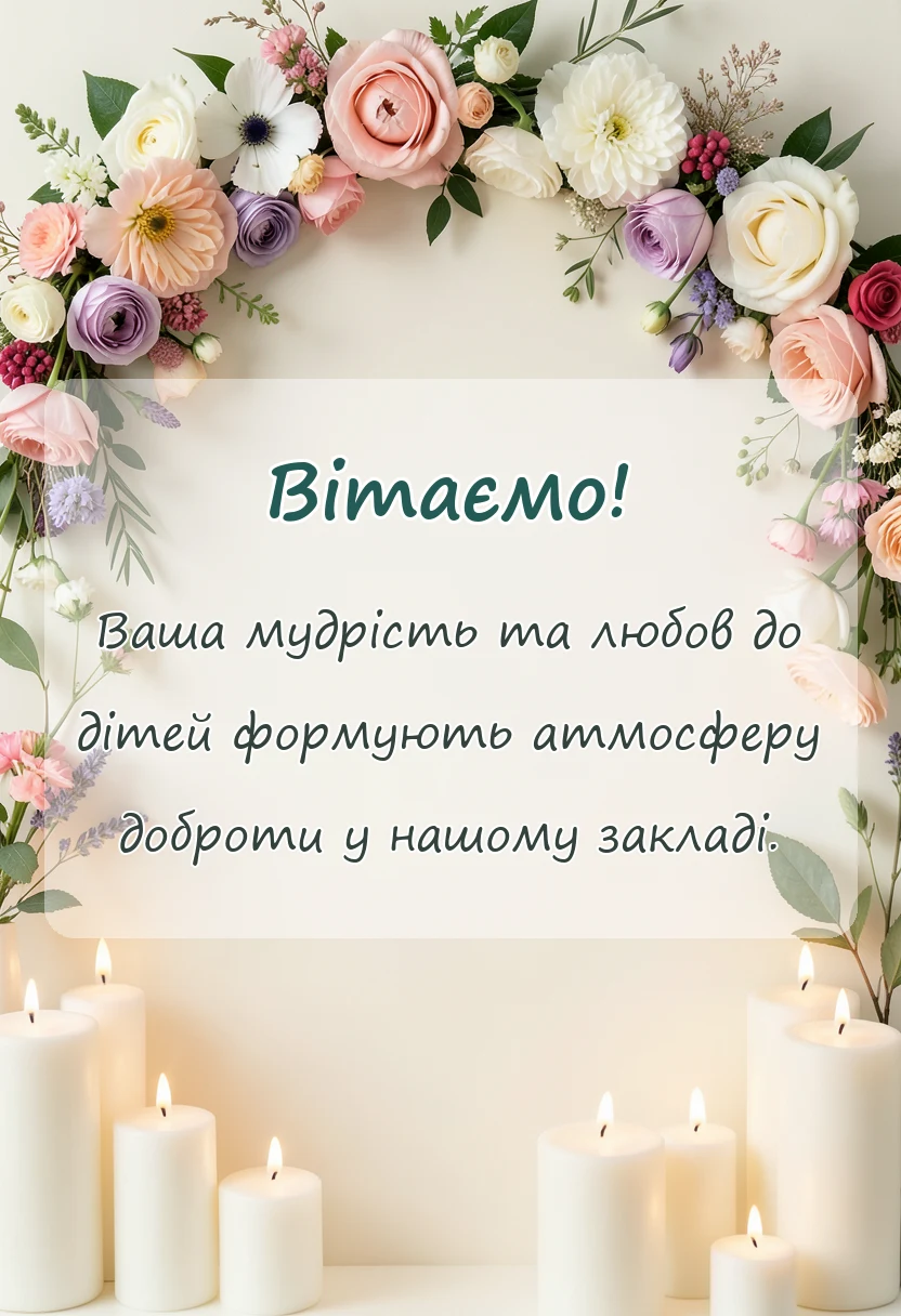красива листівка: вітання з днем дошкілля картинки