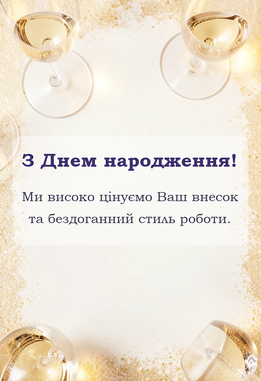 вітальна листівка - привітання з днем народження сестрі