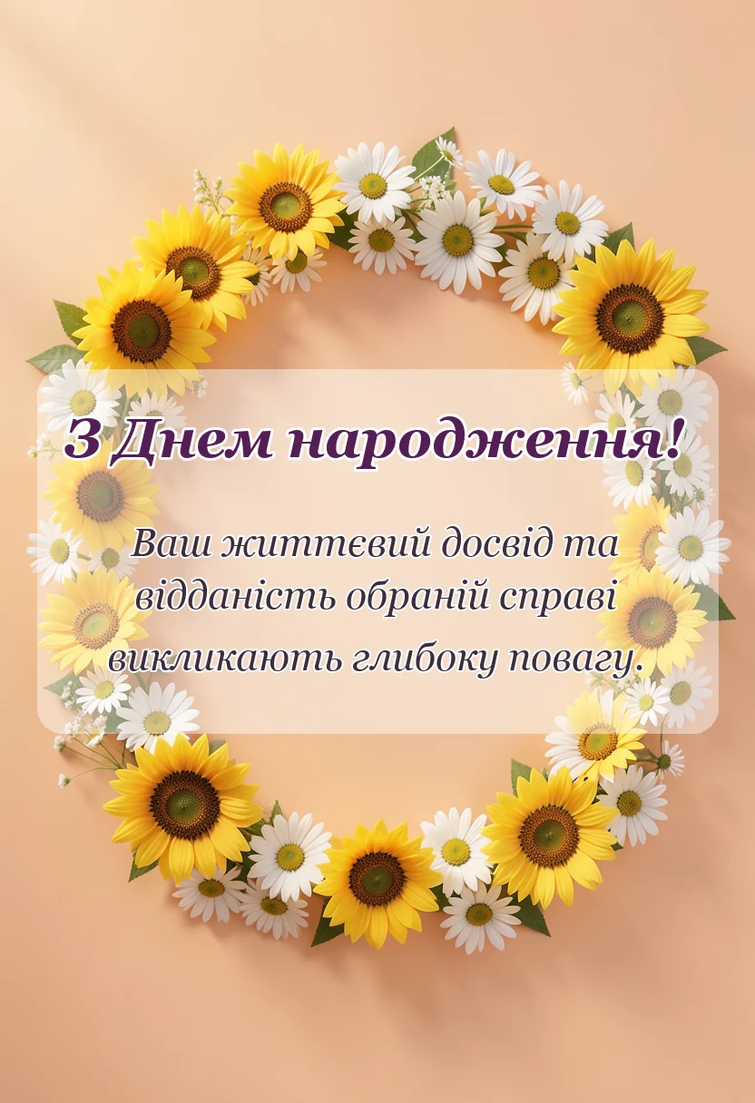 унікальна листівка - привітання з днем народження сину