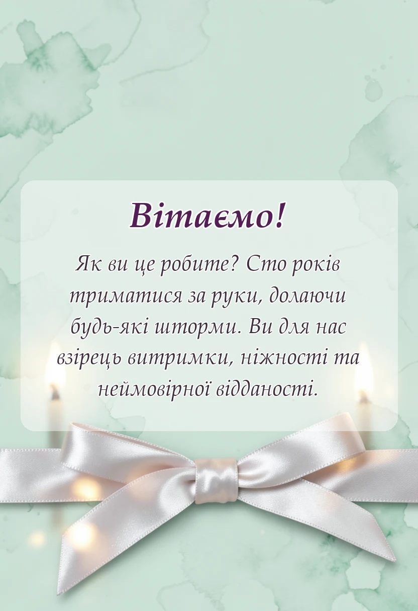 унікальна листівка - картинки з сто років весілля
