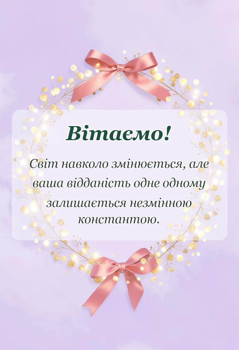 листівка з побажанням - привітання з сто років весілля своїми словами