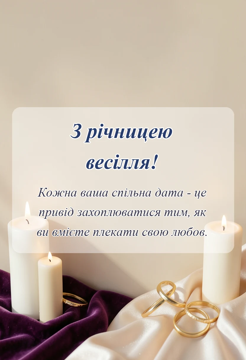 унікальна листівка - річниці весілля назви традиції