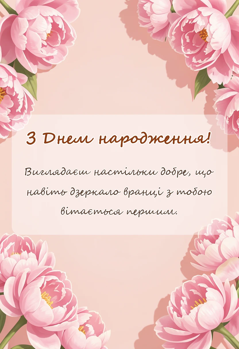 унікальна листівка - короткі смішні привітання з днем народження