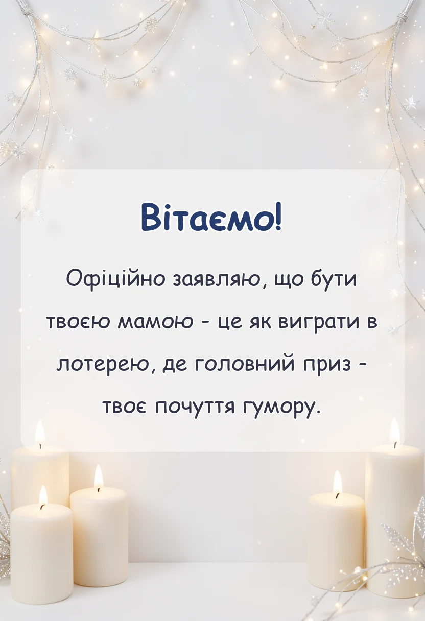 унікальна листівка - привітання з днем доньки своїми словами