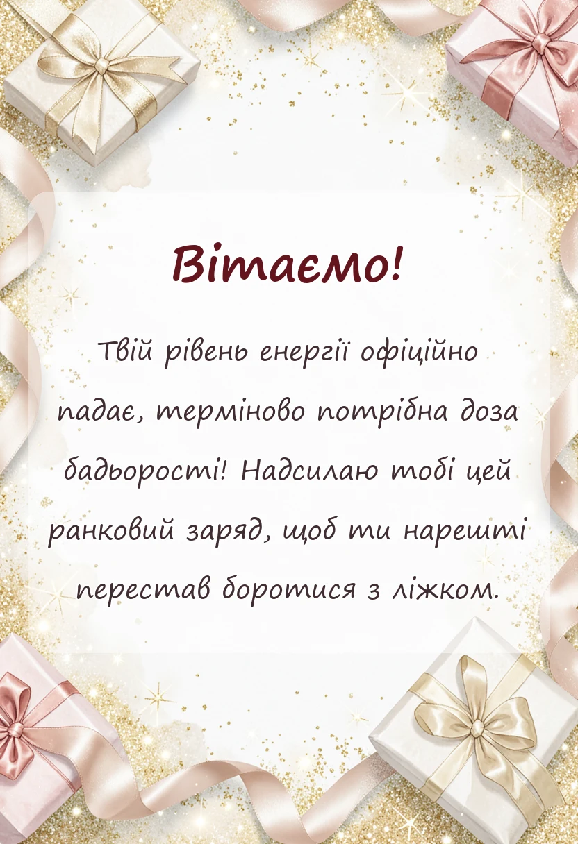 унікальна листівка - картинки доброго ранку