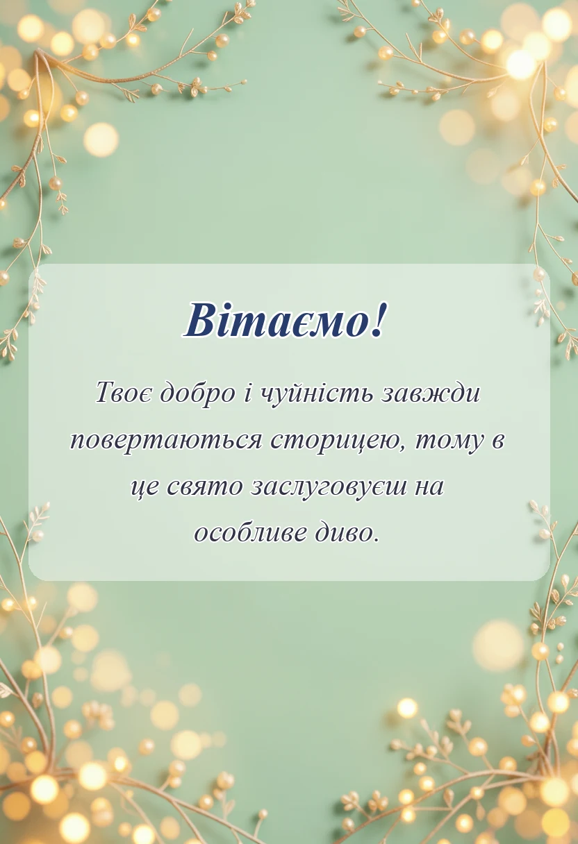 святкова картинка: привітання з днем святого миколая проза