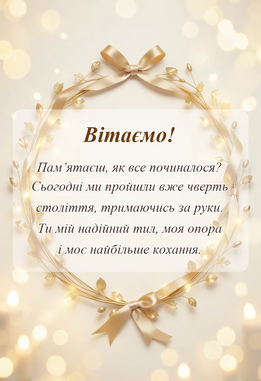 святкова картинка: привітання з срібним весіллям чоловіку