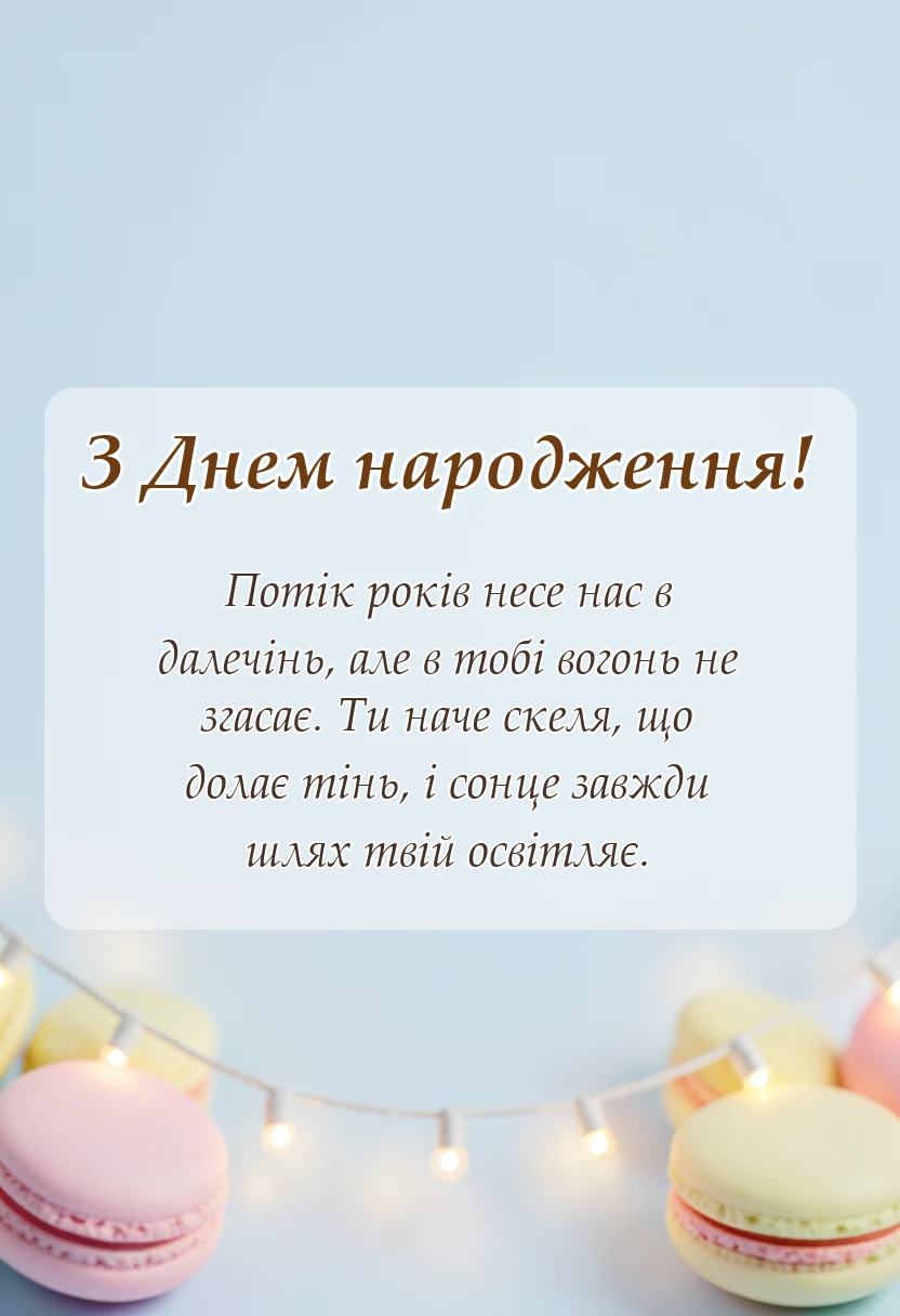 унікальна листівка - привітання з днем народження другу