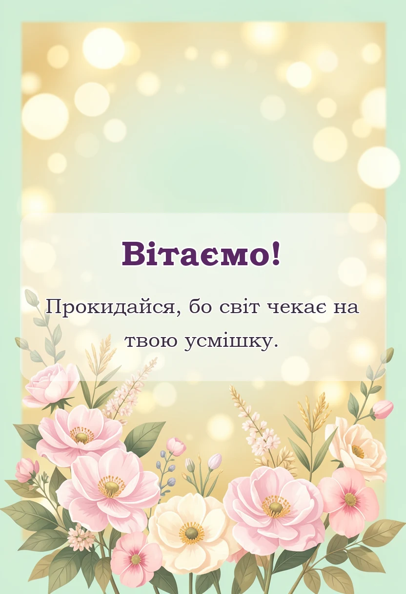 листівка з побажанням - картинки доброго ранку