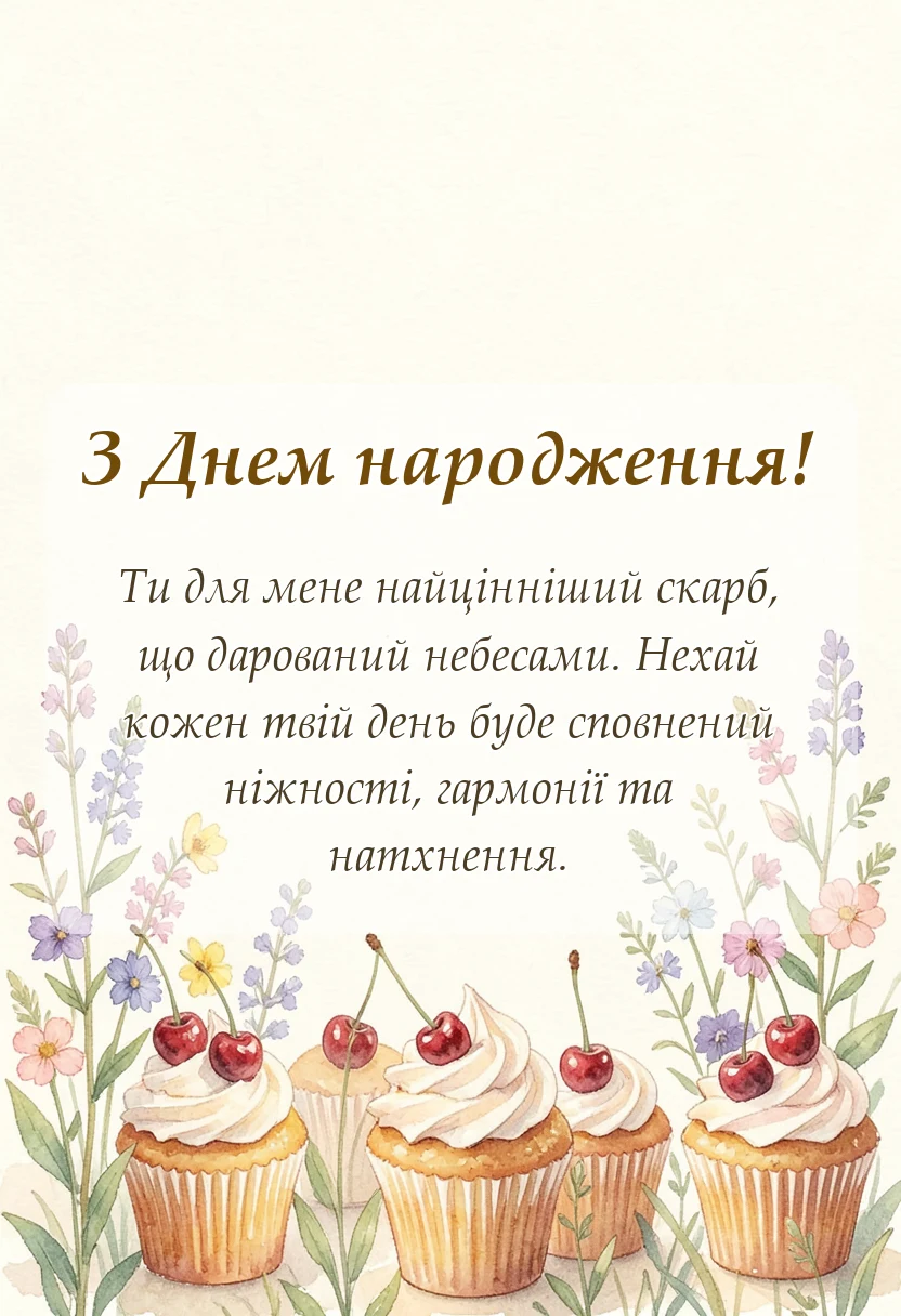 унікальна листівка - картинки з днем народження доньці