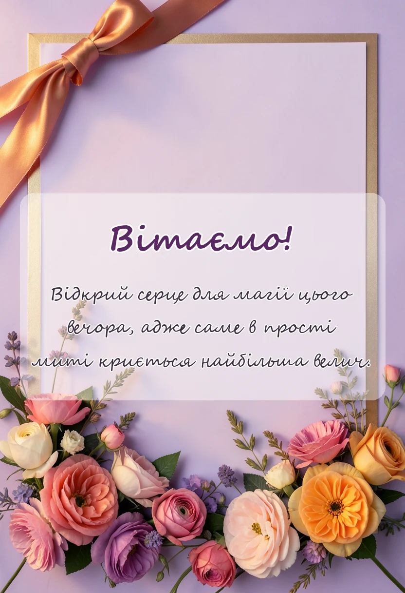 красива листівка: привітання з днем святого миколая проза