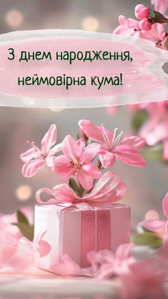 Розкішний подарунок у квітах для святу з привітанням.