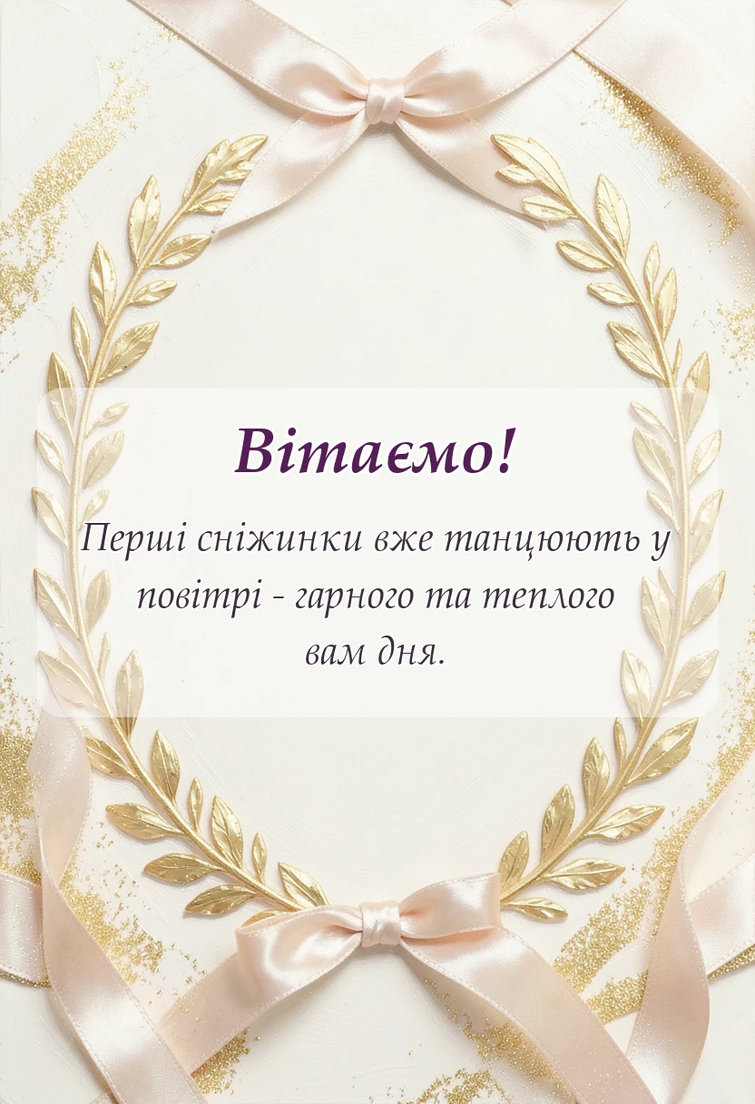 красива листівка: з першим снігом картинки