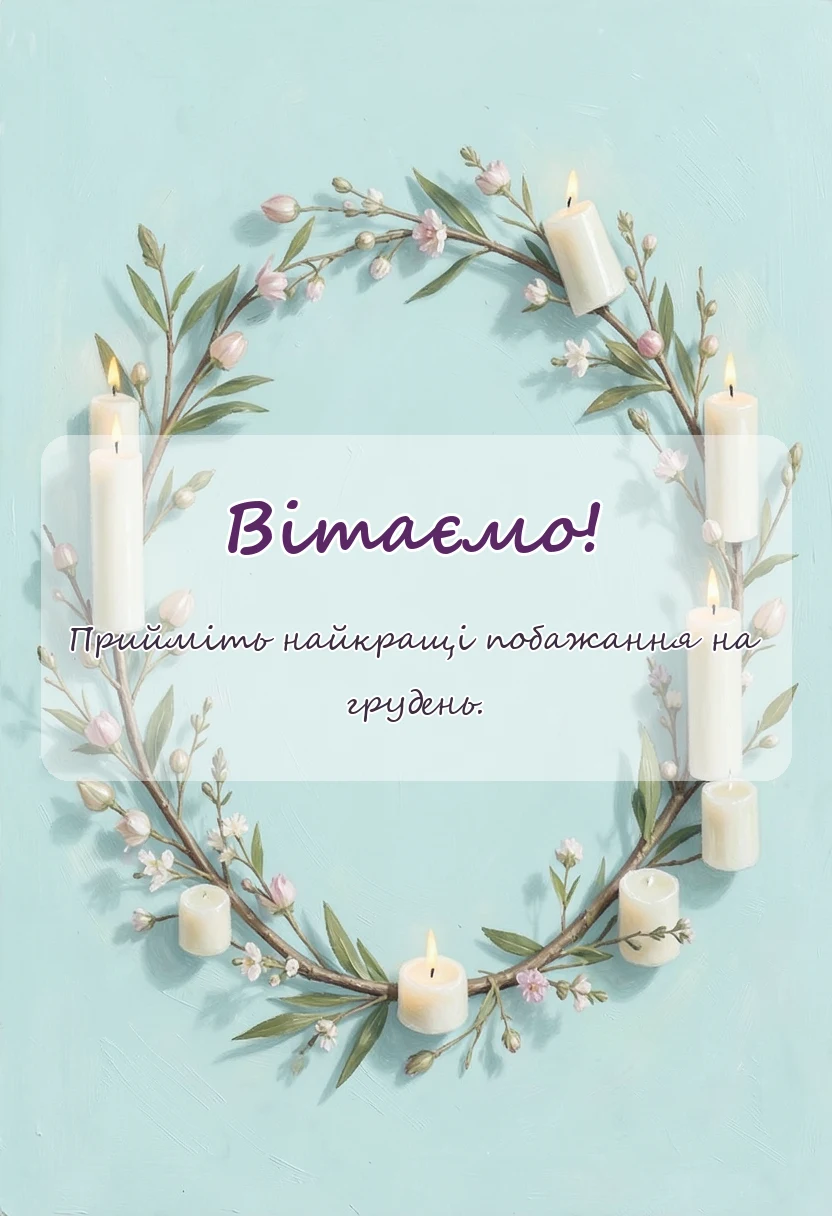 красива листівка: картинки з першим днем зими