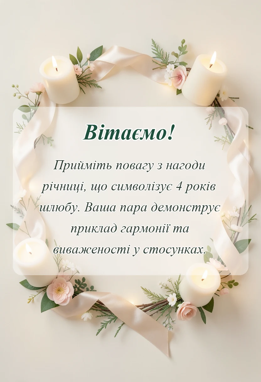 листівка з побажанням - картинки з роковиною весілля