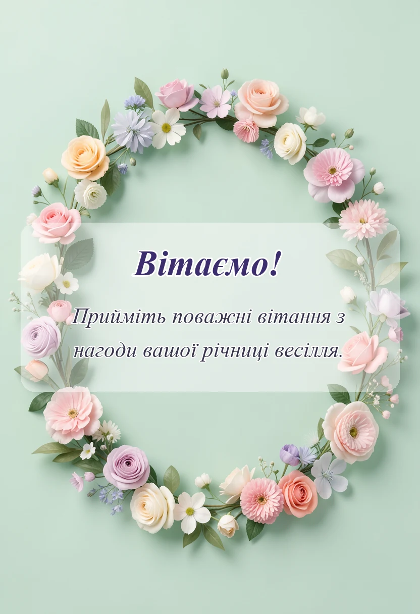 святкова картинка: картинки з фаянсовим весіллям