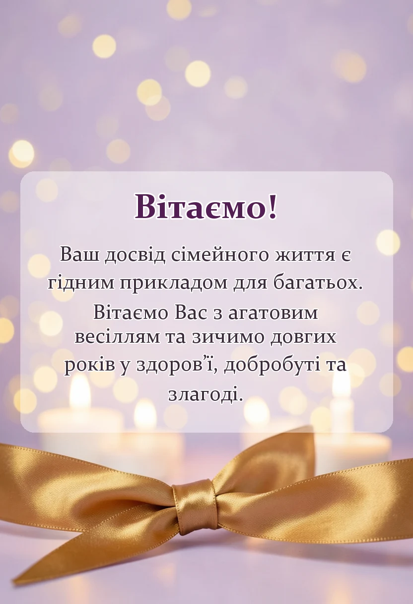 унікальна листівка - привітання з 36 років весілля