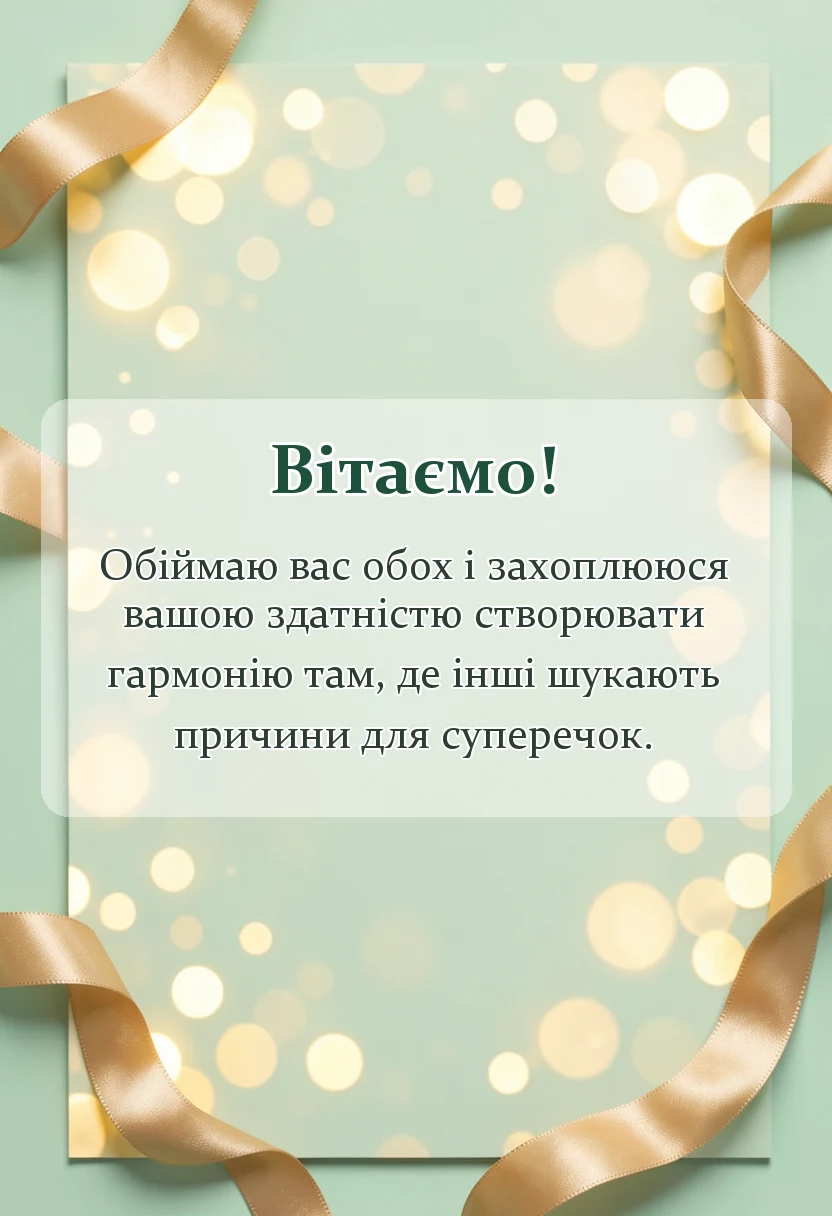 красива листівка: картинки з 50 роками весілля