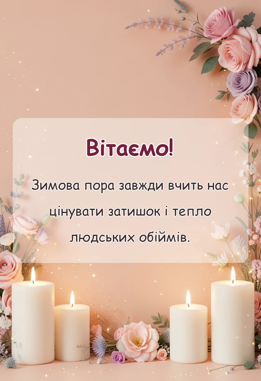 святкова картинка: картинки з першим днем зими