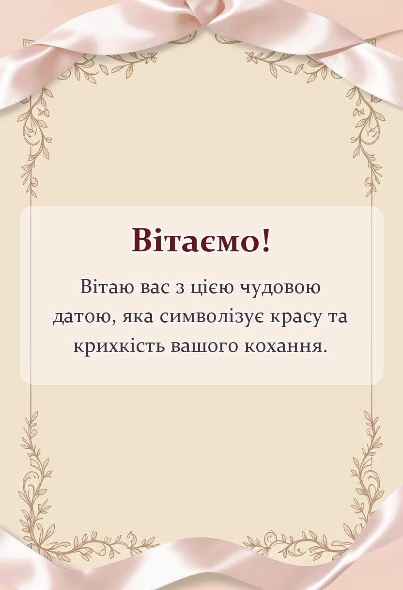 вітальна листівка - картинки з фаянсовим весіллям