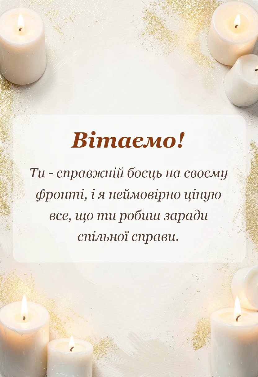 вітальна листівка - подяка волонтерам за допомогу своїми словами