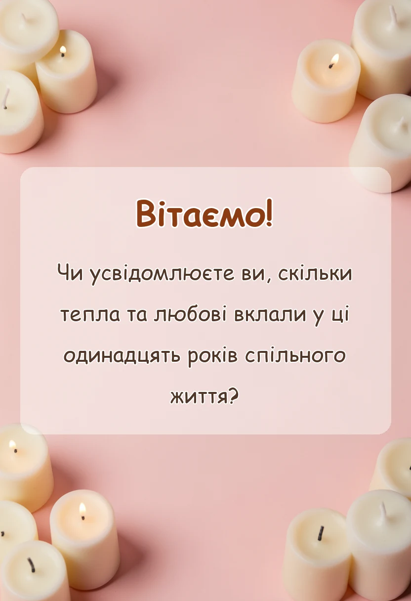 листівка з побажанням - вітання з сталевим весіллям картинки