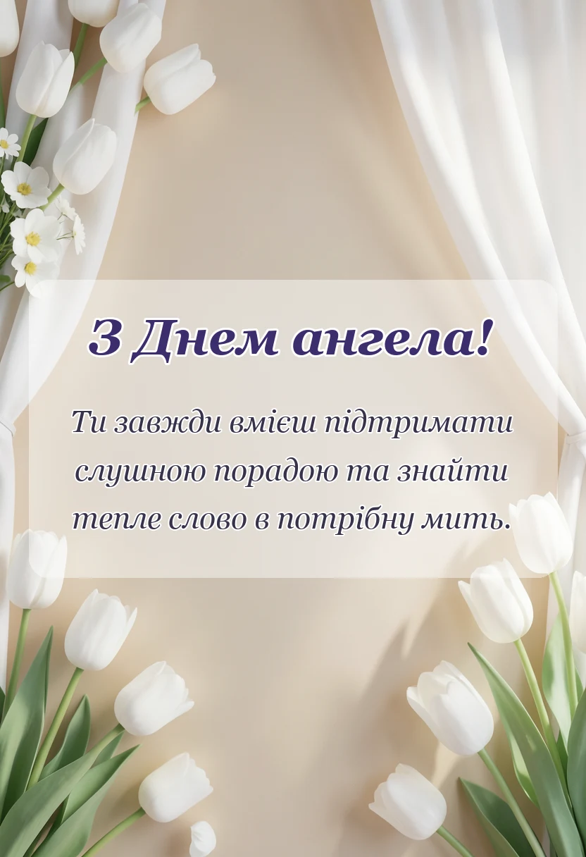 красива листівка: привітання з днем ангела романа українською