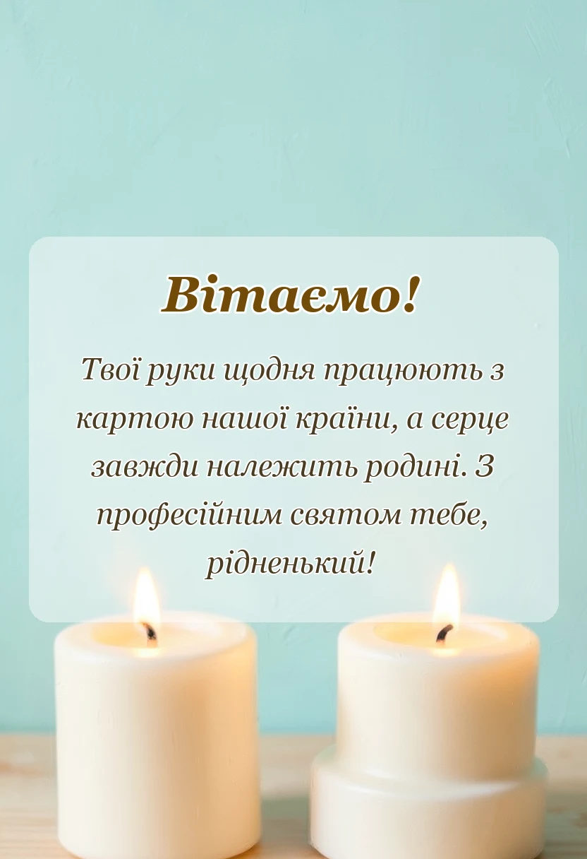 унікальна листівка - привітання з днем землевпорядника картинки