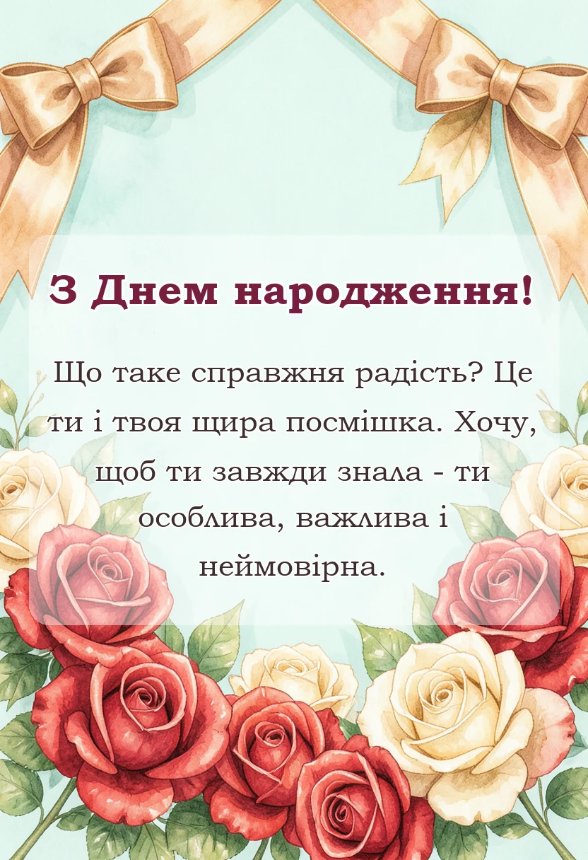 вітальна листівка - бажаю щастя картинки