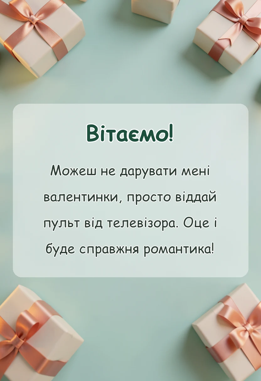 вітальна листівка - картинки з днем закоханих українською