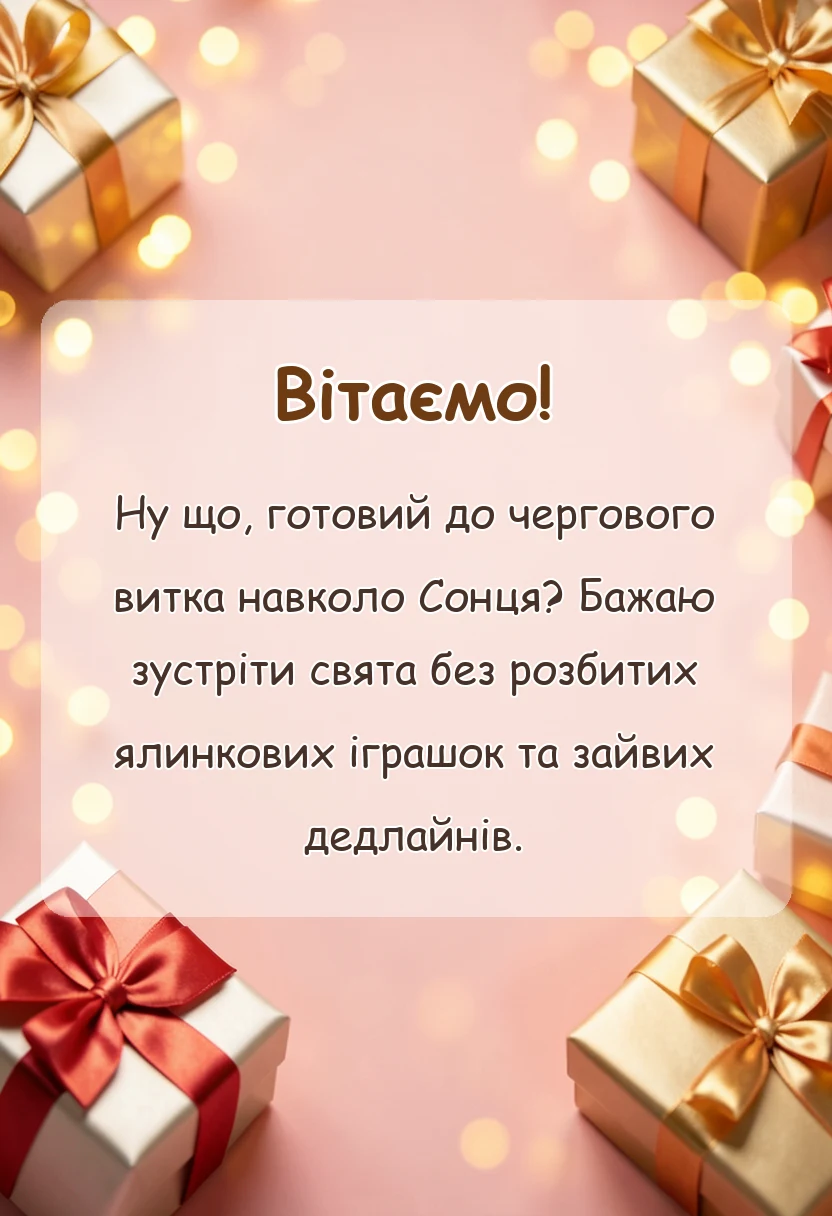 унікальна листівка - картинки з новим роком в прозі