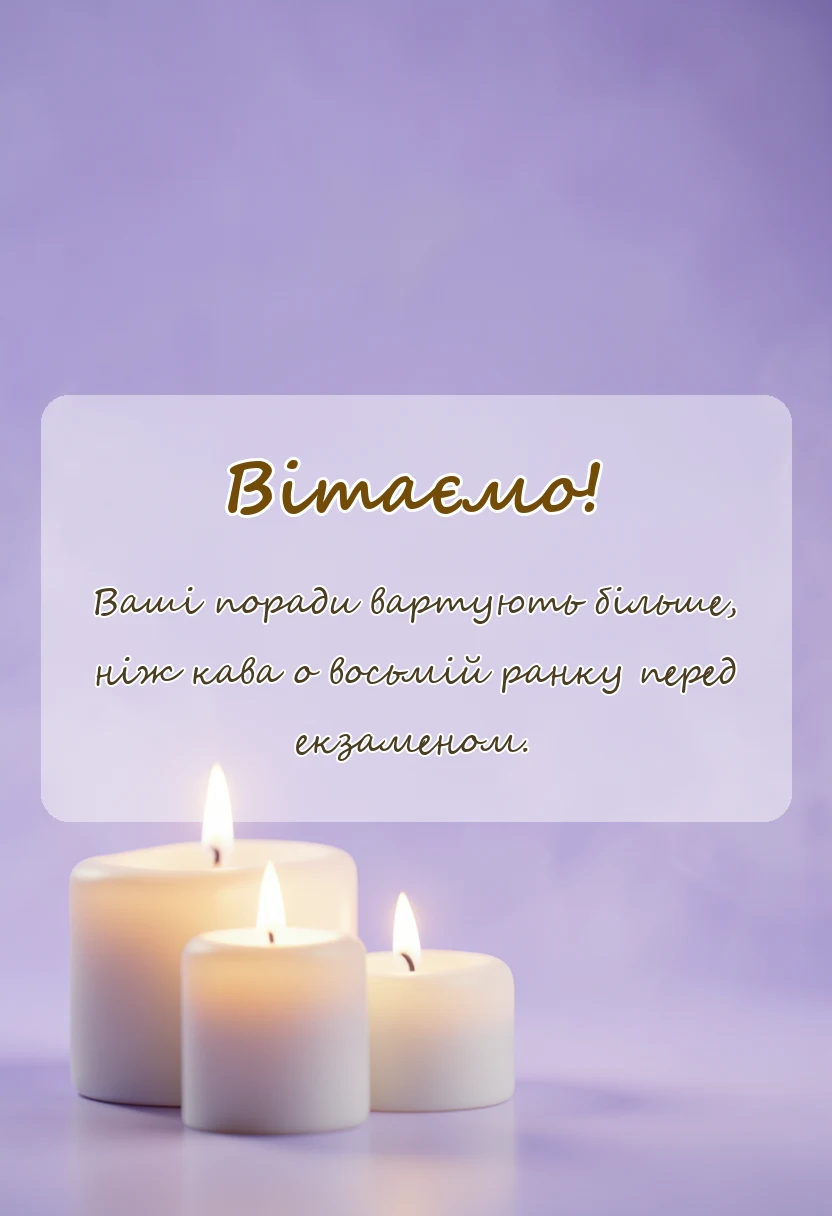 вітальна листівка - подяка викладачу своїми словами