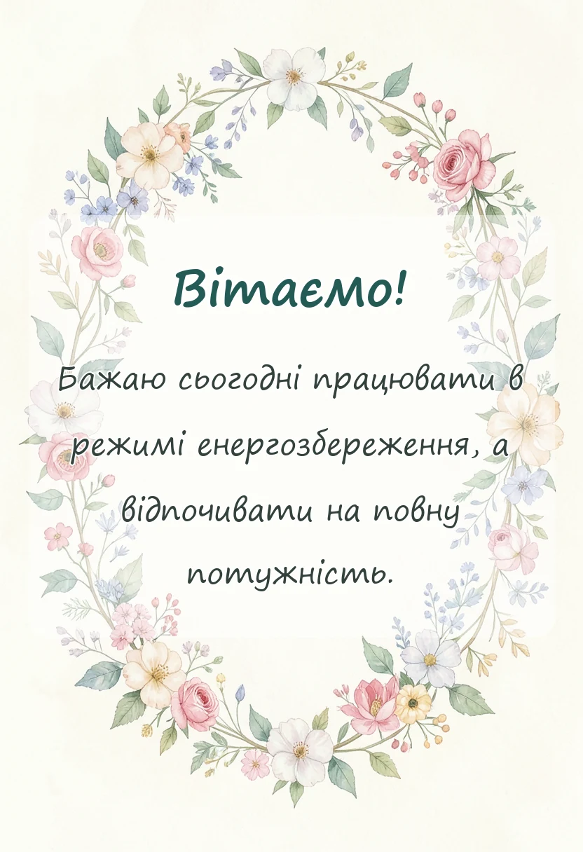 вітальна листівка - привітання з 8 березня колегам по роботі в прозі