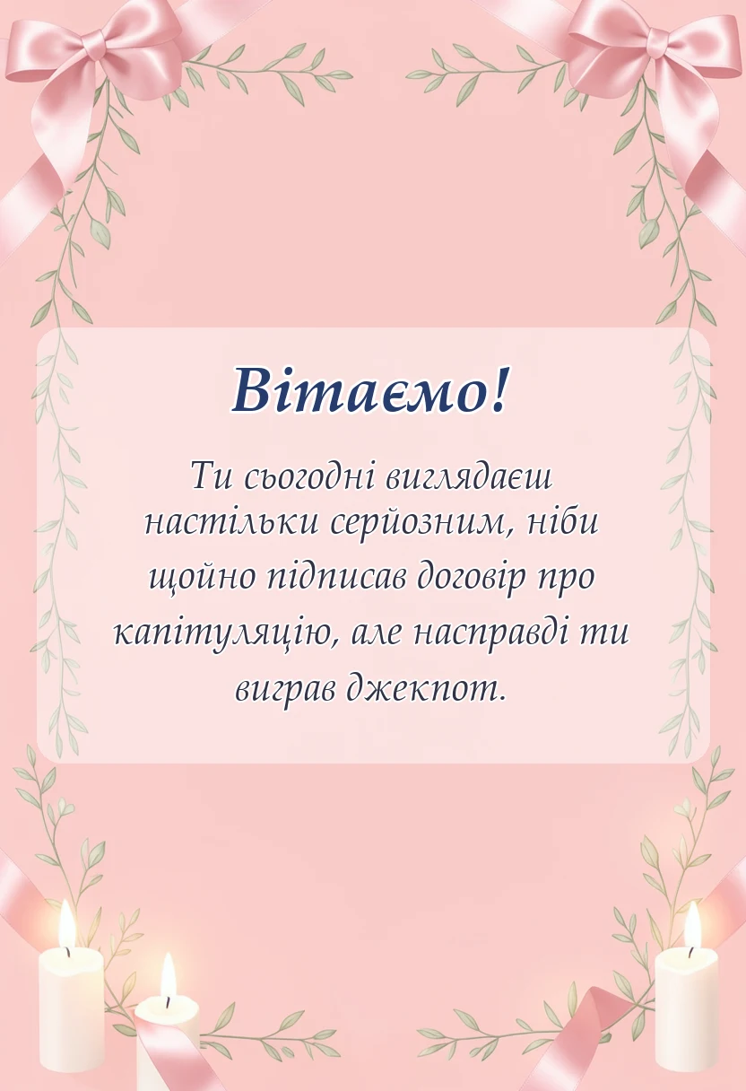 красива листівка: привітання з днем весілля від мами сину