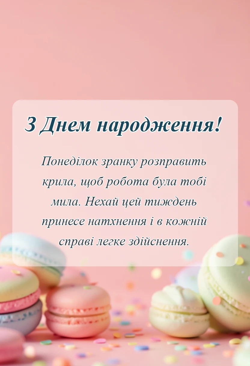 святкова картинка: гарного понеділка та вдалого тижня картинки