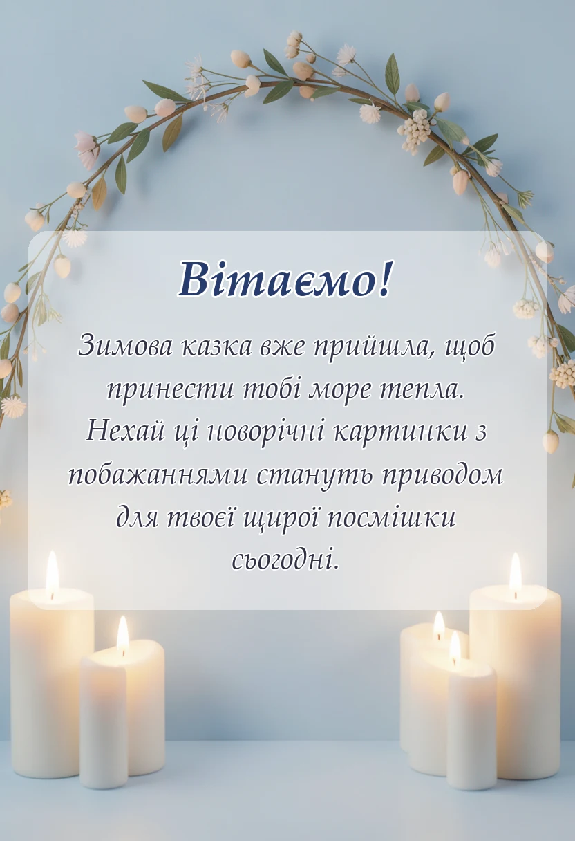 листівка з побажанням - картинки з новим роком в прозі
