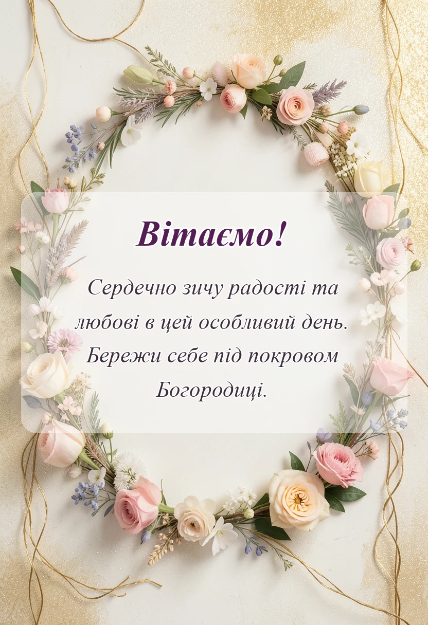 красива листівка: картинки привітання з різдвом пресвятої богородиці
