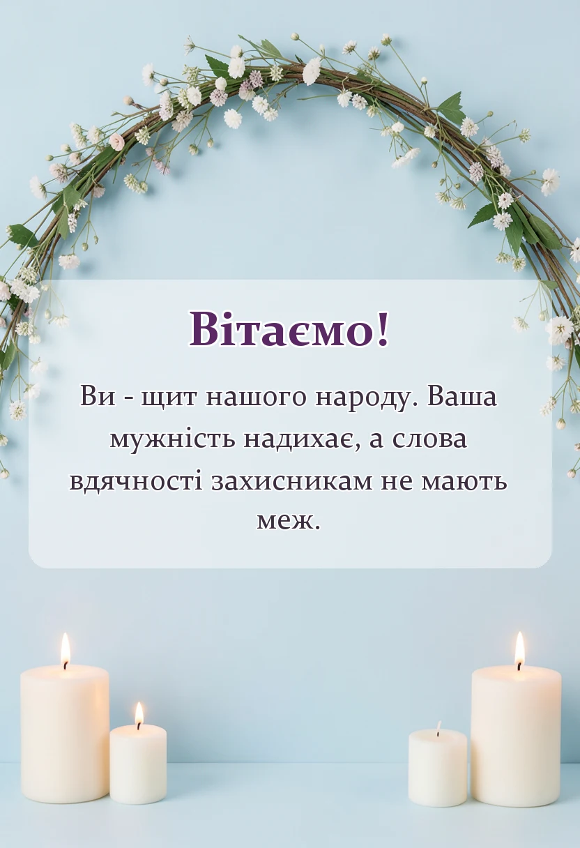 унікальна листівка - подяка воїнам захисникам картинки